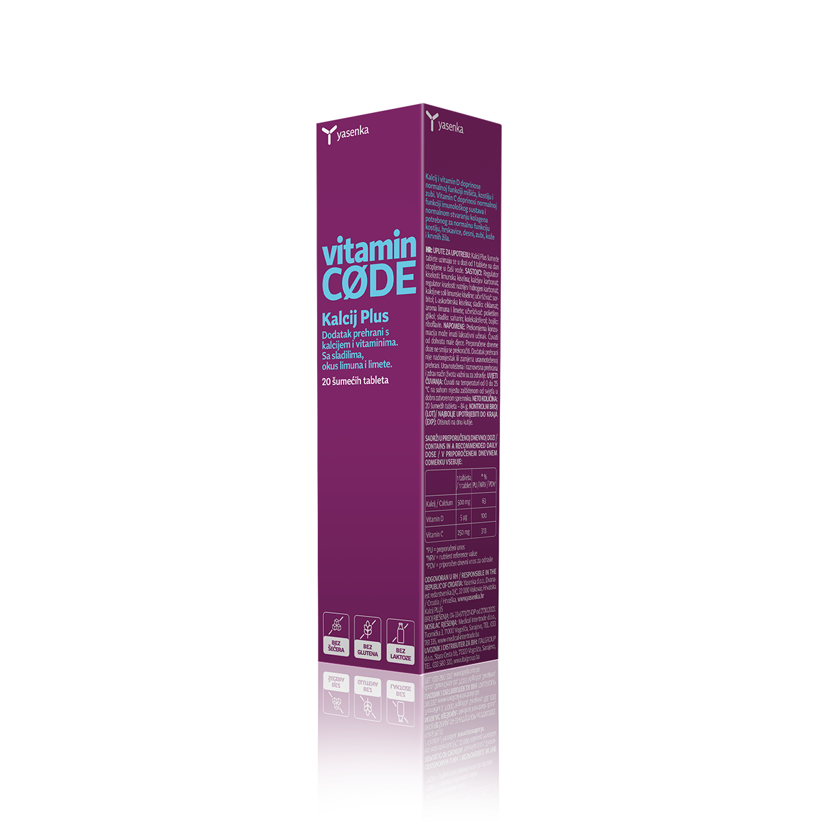 Vitamin code Calcium plus 20s