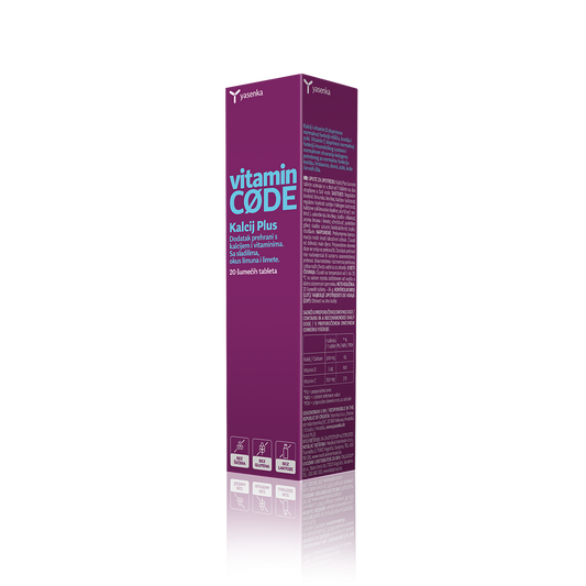 Vitamin code Calcium plus 20s