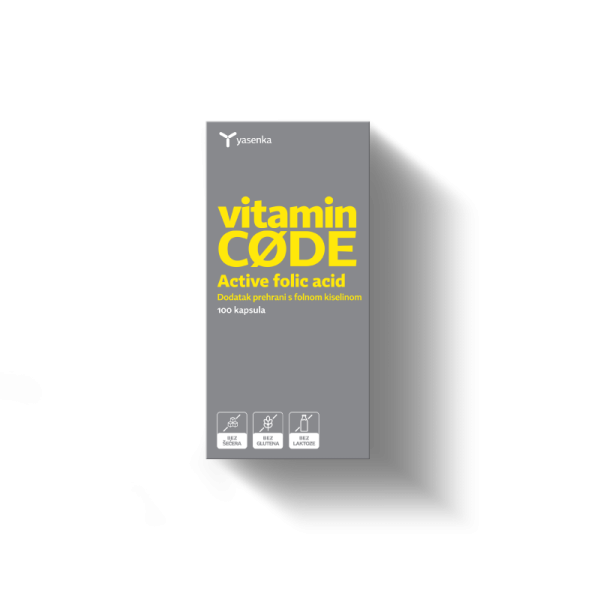 Vitamin CODE Active folic acid 100's