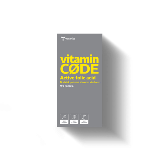 Vitamin CODE Active folic acid 100's