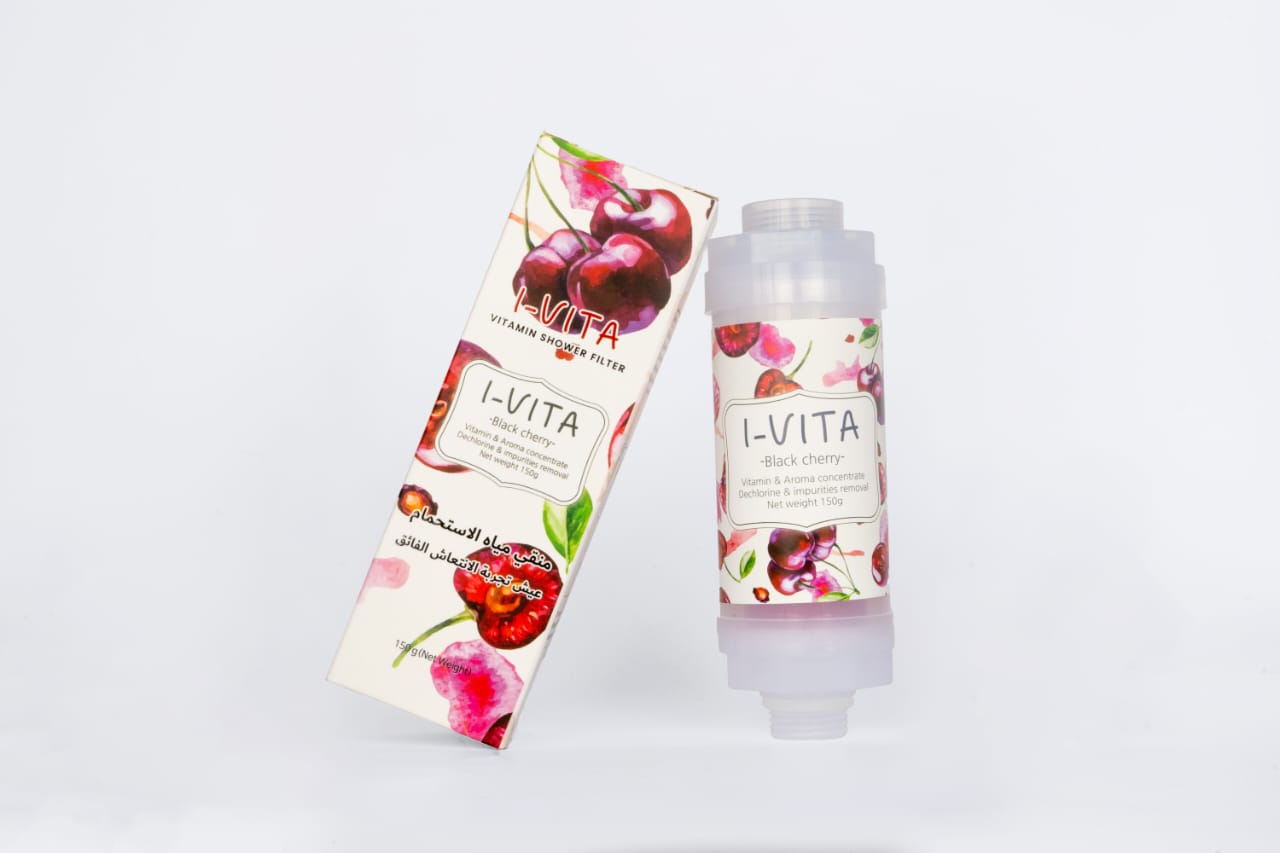 I-VITA VITAMIN SHOWER FILTER ROSE BLACK CHERRY