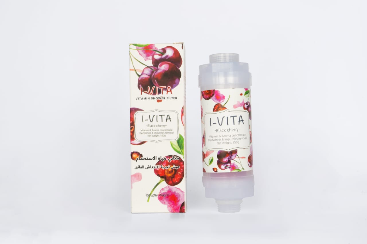 I-VITA VITAMIN SHOWER FILTER ROSE BLACK CHERRY